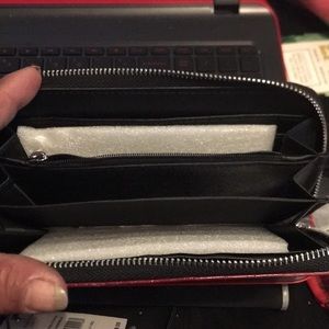 Spacious NWT burgundy BCBG wallet